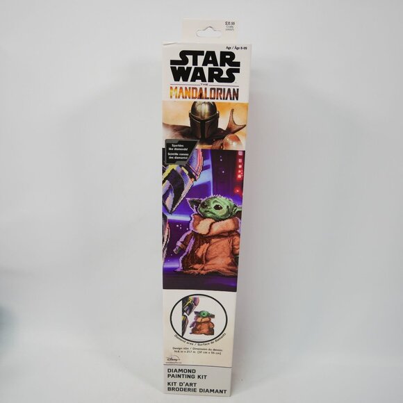 Disney Star Wars The Child/Grogu Mandalorian Diamond Painting Kit NIB - Picture 1 of 8